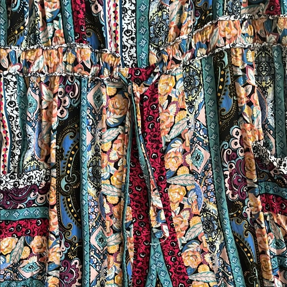 Anthropologie Paisley Bohemian Jumpsuit - Picture 3 of 8